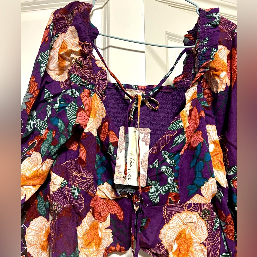 Band of the free, (FP) Floral Purple Blouse
